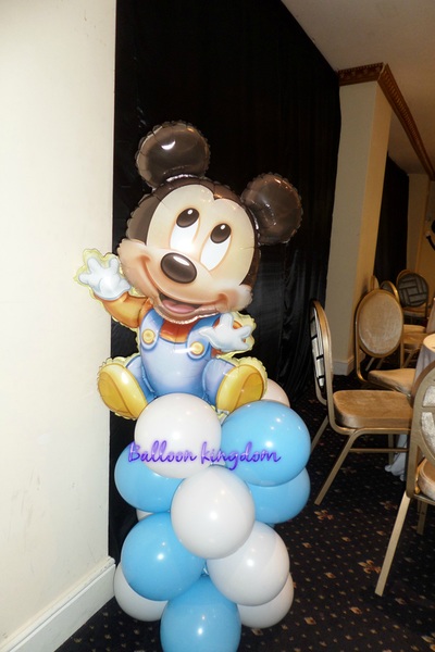 baby mickey mini balloon column