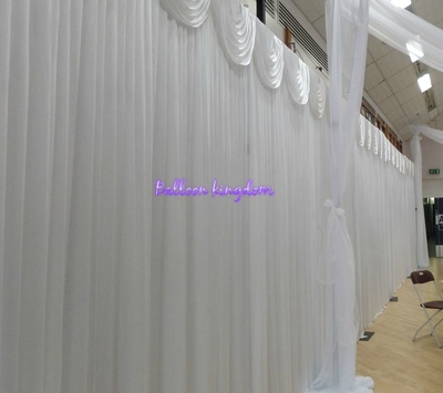 wall drapes at harligton hall