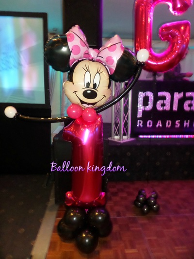 minnie mouse 1st birthday balloon