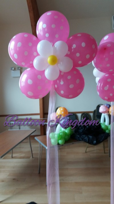 floating flower balloon